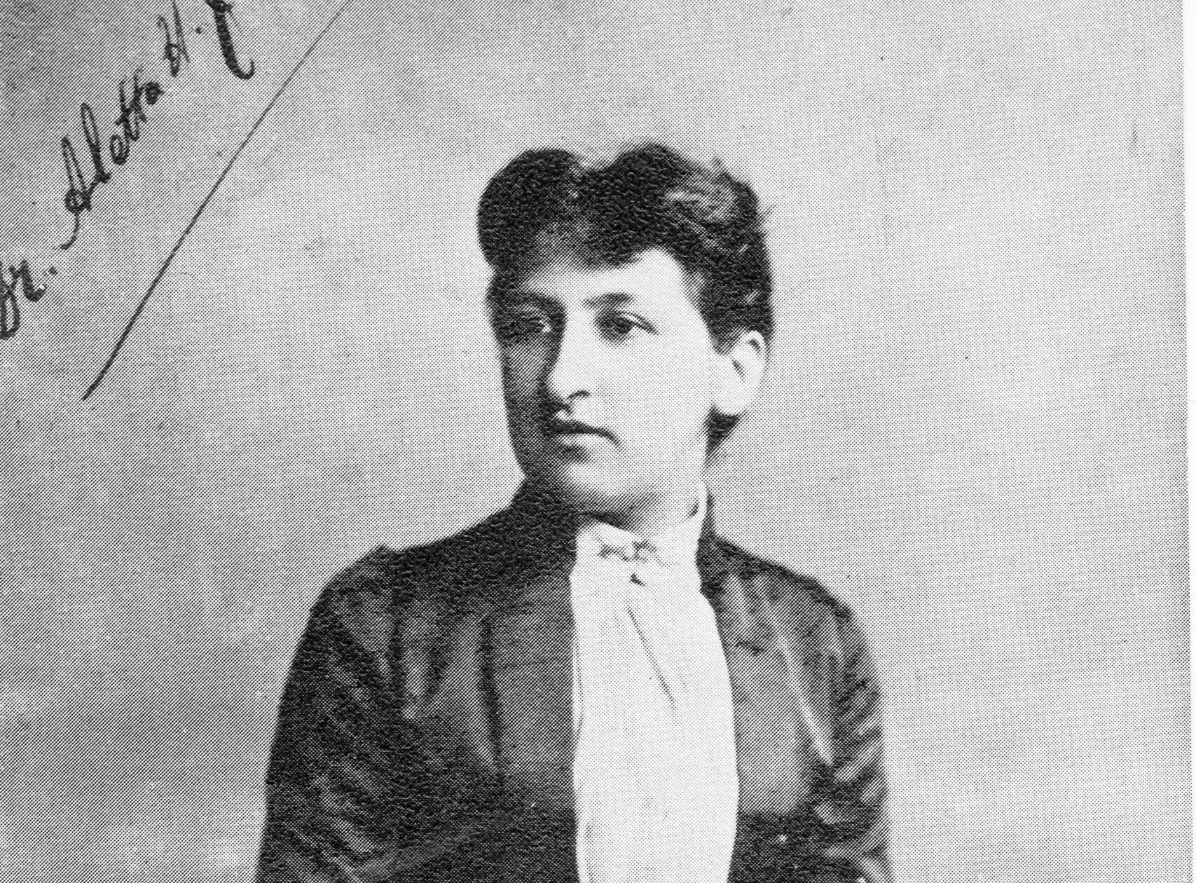 Aletta Jacobs op de dag van haar promotie (8 maart 1879) Fotograaf onbekend, Groninger Archieven